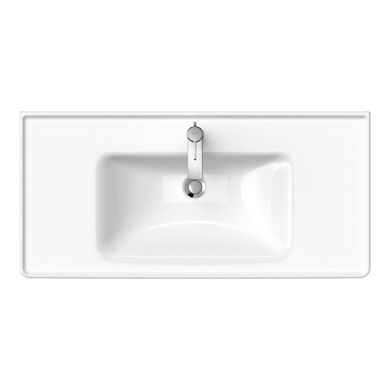 Раковина встраиваемая сверху Duravit D-Neo 2367100000 1005 мм х 480 мм, с переливом, без отверстия для смесителя, белая