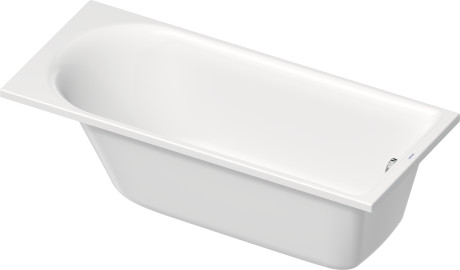 Встраиваемая акриловая ванна Duravit D-Neo 700472000000000 1600 мм х 700 мм, c одним наклоном для спины, белая