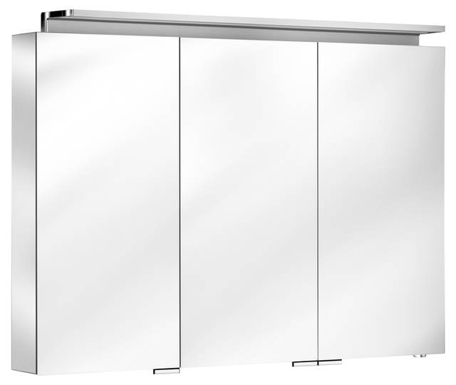 Зеркальный шкаф Keuco Royal L1 13605171301 алюминий серебристый
