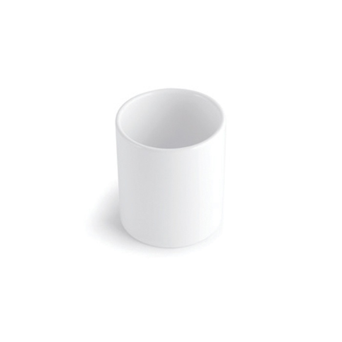 Стакан для зубных щёток настольный BERTOCCI  LE CERAMICHE 123 4600 0000 100 мм, белый глянцевый (изделие снято с производства)