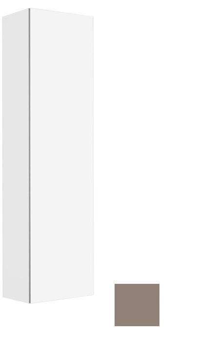 Высокий шкаф-пенал Keuco Plan 32930 140002 корпус лак матовый трюфель,фасад стекло трюфель глянцевый