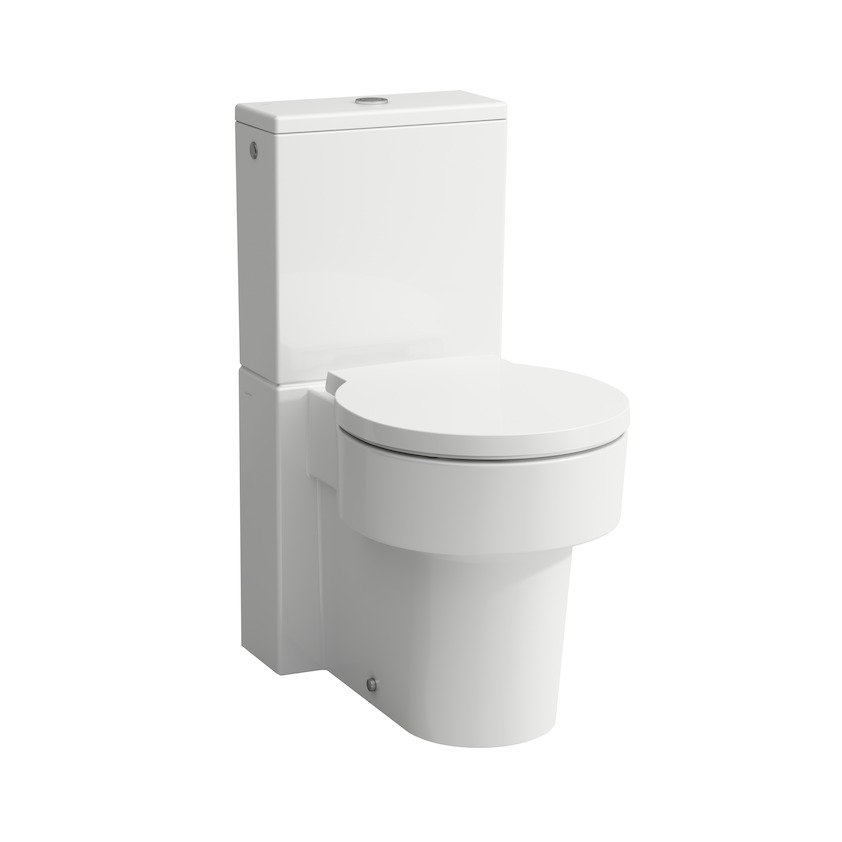 Унитаз напольный Laufen Val  8.2428.1.000.231.1 Rimless (безободковый), с боковыми отверстиями для подвода воды