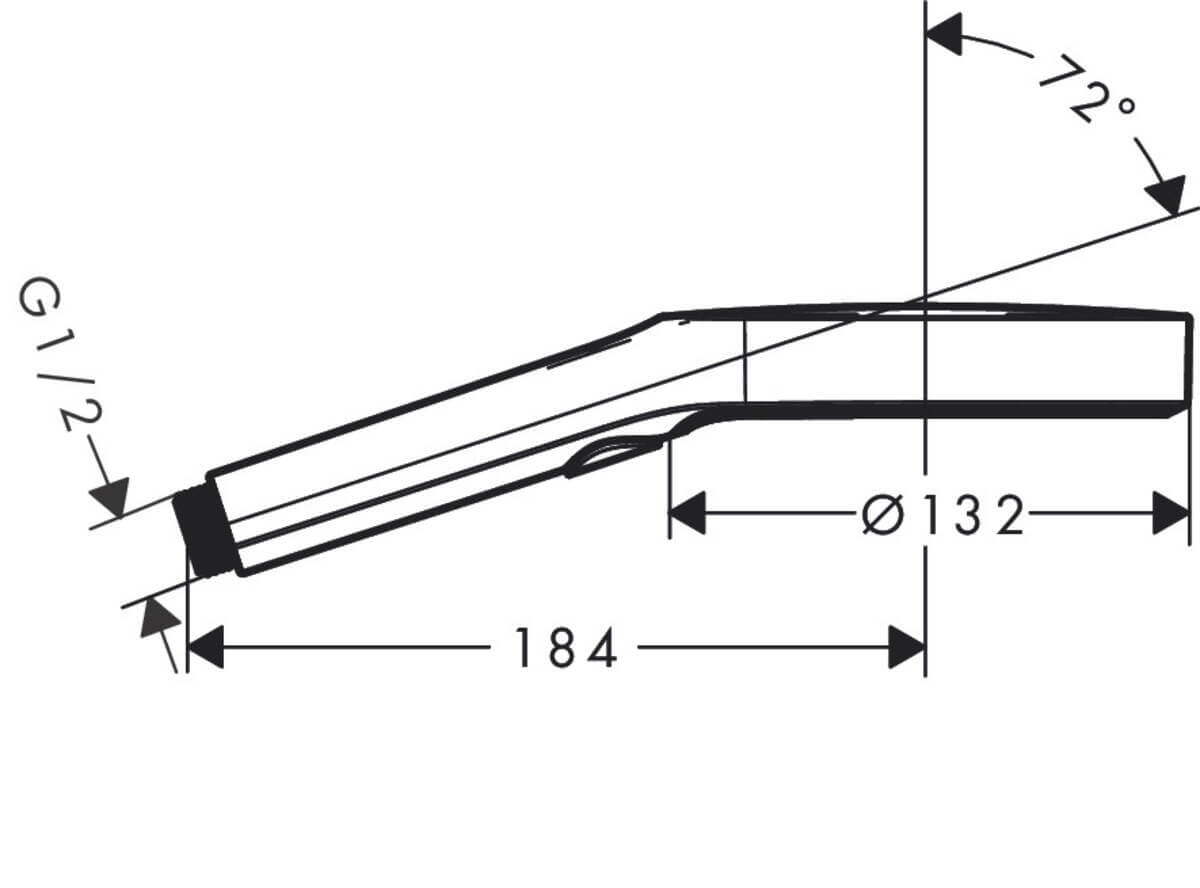 Ручной душ Hansgrohe Rainfinity 130 3jet 26864000 хром