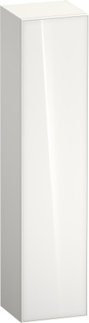 Шкаф-пенал высокий петли справа DURAVIT ZENCHA ZE1352R64840000 360 мм х 400 мм х 1760 мм, стекло белое/белый суперматовый