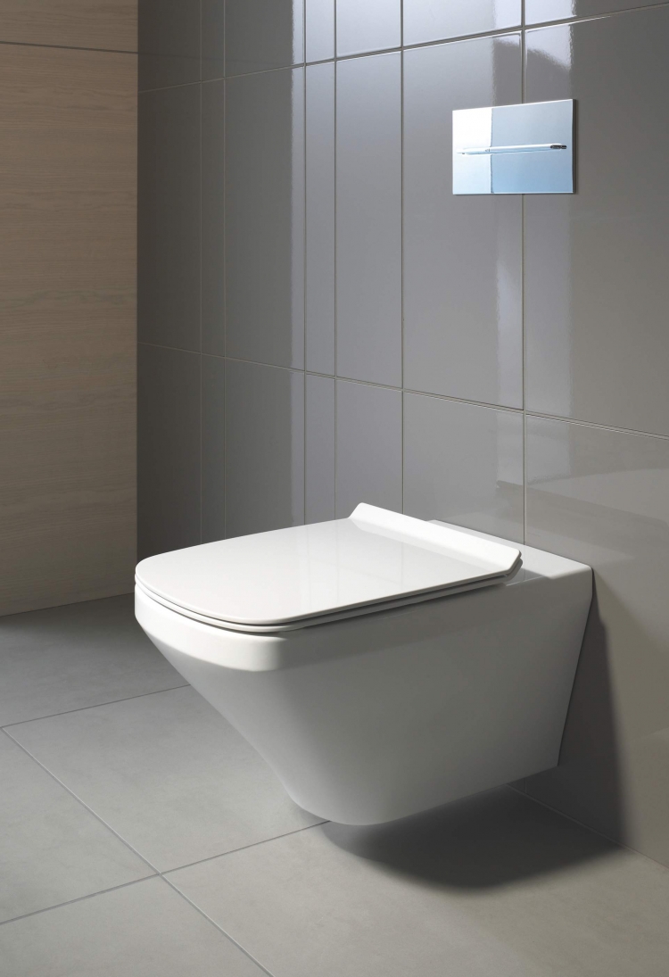 Унитаз подвесной Duravit DuraStyle 2537092000 с вертикальным смывом, с покрытием HygieneGlaze, без сиденья, белы