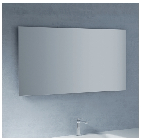 Зеркало прямоугольное для ванной комнаты BMT IKON 801 403 120 01    1200х600х30 мм, серый