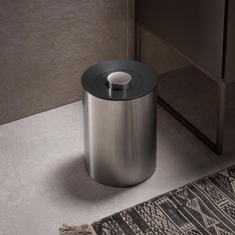 Мусорное ведро Keuco Plan 04989 010051 хром, белый  5 л