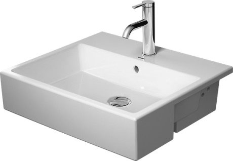 Раковина встраиваемая до половины Duravit Vero Air 0382550000 55х47см