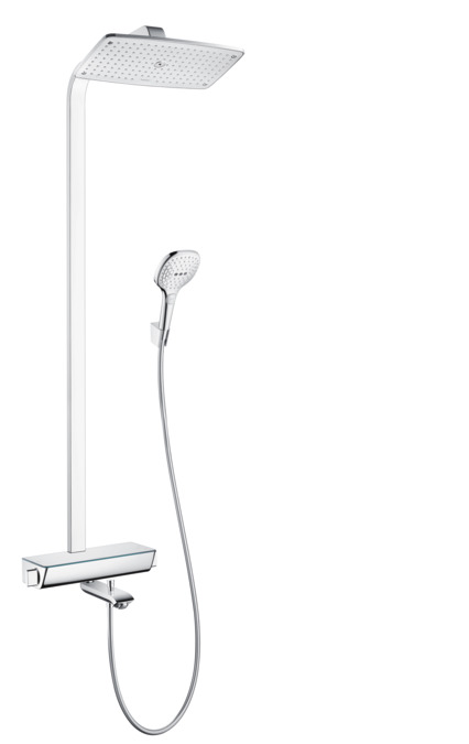 Душевой комплект Hansgrohe Raindance Select 27113000 360 Showerpipe с термостатом для ванны хром