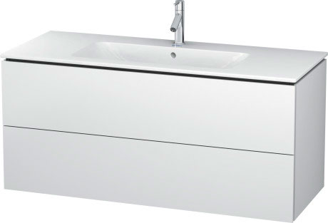 Тумба подвесная под раковину Duravit L-Cube LC624301818 белый матовый