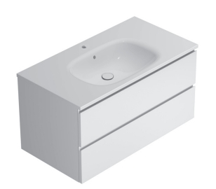 Тумба подвесная GLOBO BOULEVARD BL010RC 505 мм х 950 мм, c двумя выдвижными ящиками, Rovere Chiaro  (Снимается с производства)