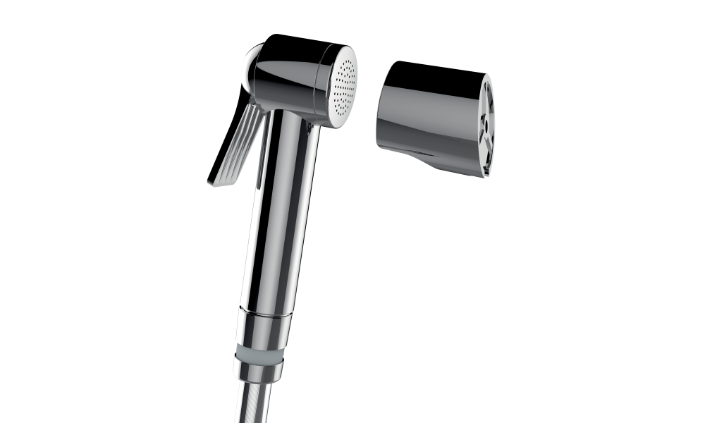 Гигиенический комплект BOSSINI Apice C98042.030 с лейкой, держателем и шлангом, хром