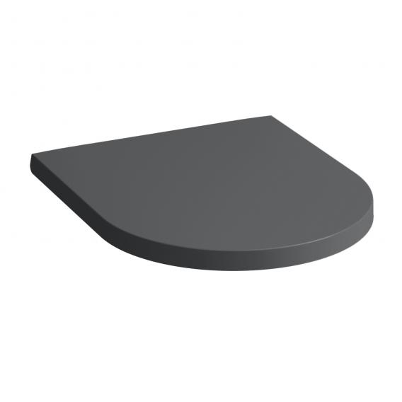 Сиденье с крышкой для унитаза Kartell by Laufen  8.9133.3.758.000.1 круглая форма, softclose, цвет графит матовый											