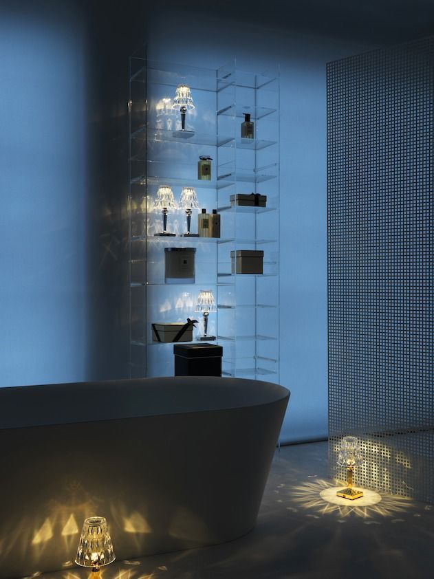 Стеллаж для ванной комнаты Kartell by Laufen   3.8933.1.084.000.1   пластик прозрачный