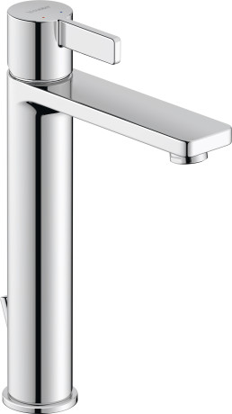 Cмеситель однорычажный для раковины L DURAVIT D-Neo DE1030001010 c донным клапаном, хром