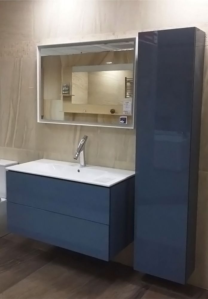 Тумба подвесная под раковину Duravit L-Cube LC 6241 4747 каменно-синий (изделие снято с производства)