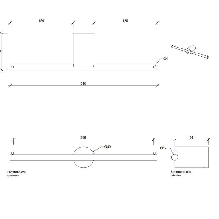 Держатель туалетной бумаги двойной DECOR WALTHER  STONE TPH2  0974964     44 X 28 X 7 см, без крышки, композит Solid Surface черный матовый/хром