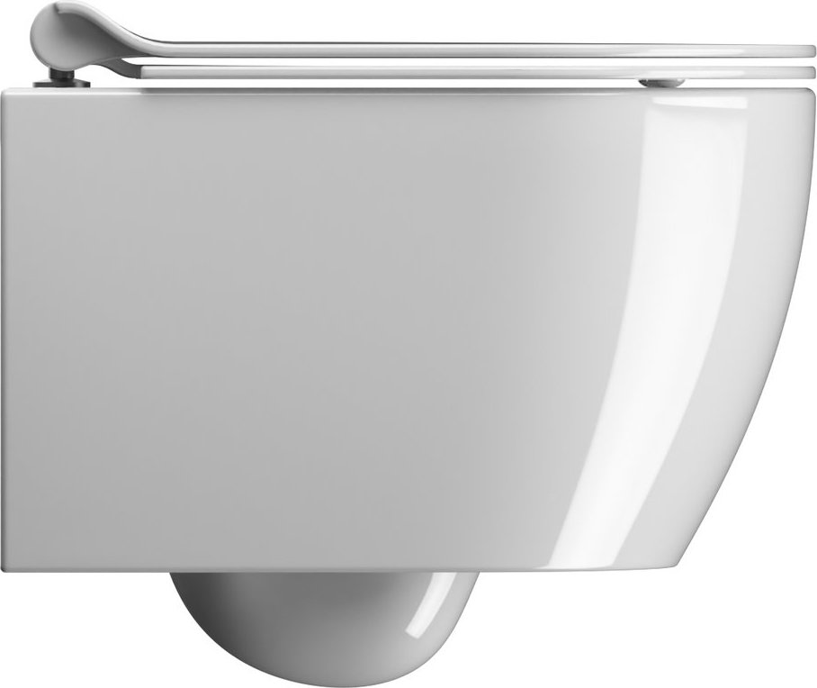 Унитаз подвесной GSI PURA 8802FR211 460 мм х 350 мм, Swirlflush, с крепежом, белый глянцевый (старый артикул 880211)