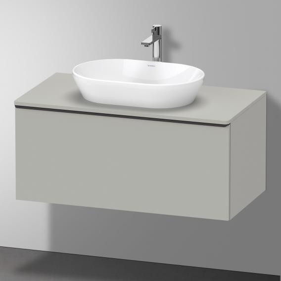 Тумба подвесная под раковину DURAVIT D-Neo DE494800707 1000 мм х 550 мм, с 1 выдвижным ящиком и консолью, бетонно-серый матовый