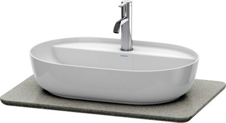 Столешница для раковины Duravit Luv LU946503333 кварцевый камень серый структурный