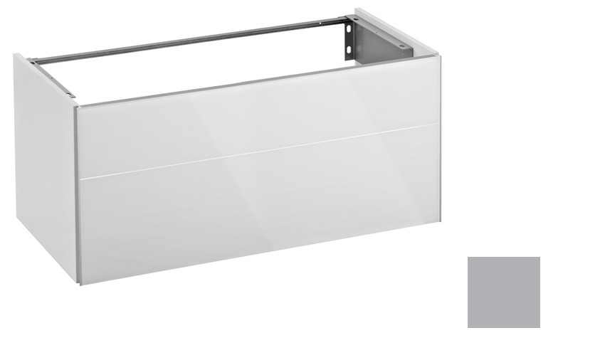 Тумба под умывальник Keuco Royal Reflex  34070 130000 корпус матовый лак/фасад стекло титан
