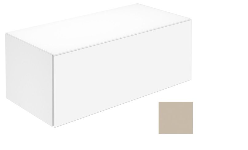 Боковая тумба Keuco Plan 32927 180000 корпус ламинированный матовый кашемир, фасад стекло кашемир глянцевый