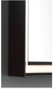 Зеркало с подсветкой BERTOCCI MIRROR DESIGN 146 8300 0800 9746 600 мм х 750 мм, чёрный матовый