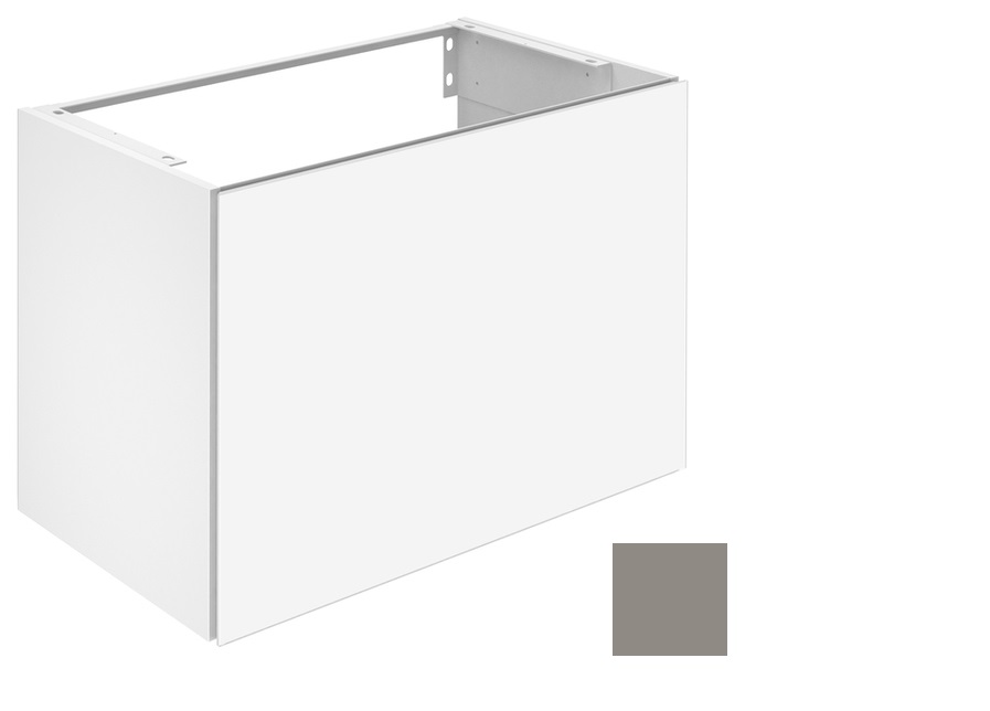 Тумба под раковину Keuco Plan 32962 290000 490 мм х 800 мм х 605 мм, корпус ламинированный матовый кашемир, фасад стекло кашемир глянцевый