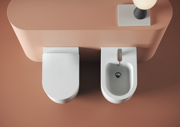 Унитаз приставной безободковый ARTCERAM Monet Plus MNV003 05 00 540 мм х 360 мм х 480 мм, c покрытием Saniglaze, смыв Whirl-Flush, с креплением, цвет Белый матовый