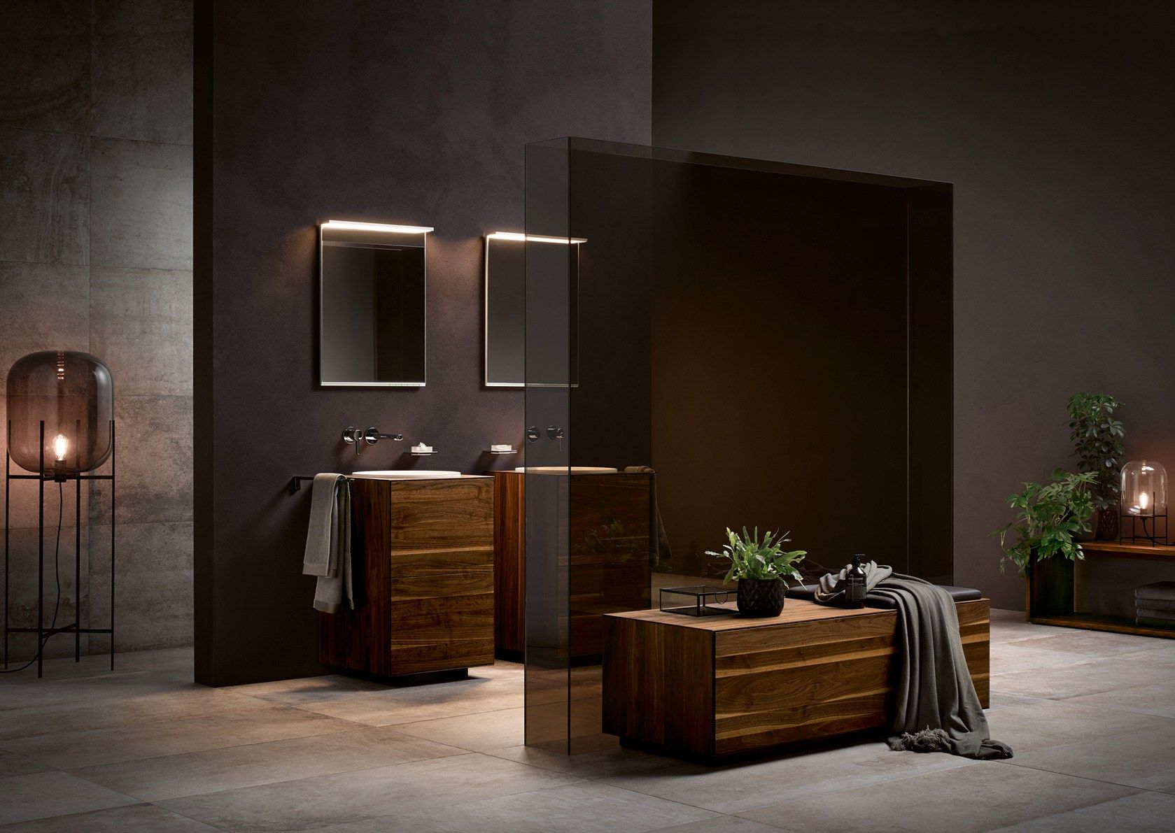 Раковина встраиваемая Keuco Edition Lignatur 33370 700400