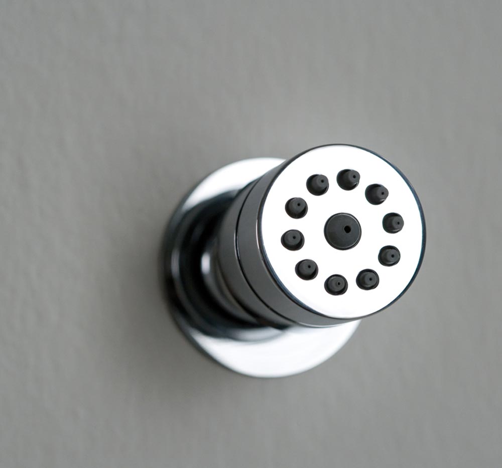 Форсунка боковая для душа Bossini Tondo Gom I00137 Хром