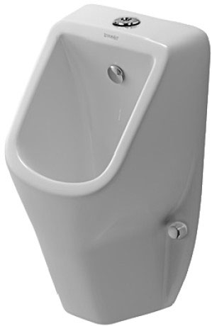 Писсуар подвесной Duravit D-Code 828300000 без "мушки", с креплением, c подачей воды сверху, белый