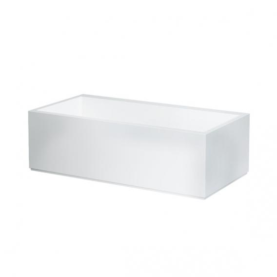 Свободностоящая  ванна  прямоугольная  Kartell by Laufen   2.2433.2.000.616.1   170x86 см, из материала  Sentec, с подсветкой перелива, с  подъемным механизмом, белая