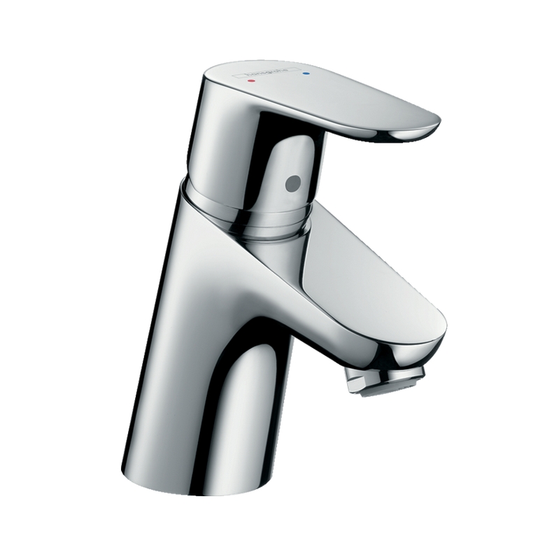 Однорычажный смеситель для раковины HANSGROHE Focus 31732000 70 мм, со сливным клапаном с цепочкой, цвет Хром