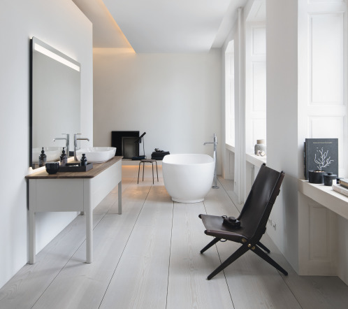 Тумба напольная под столешницу Duravit Luv LU9563R3939 скандинавский белый