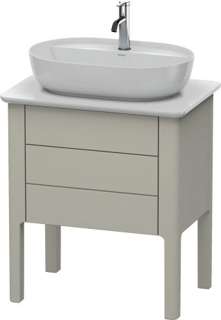 Тумба напольная под столешницу Duravit Luv LU956506060 серо-коричневый