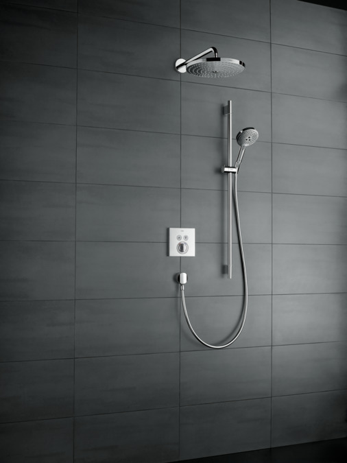 Душевой гарнитур со штангой 90 см Hansgrohe Raindance Select S 120/Unica'S Puro 26631000 Хром