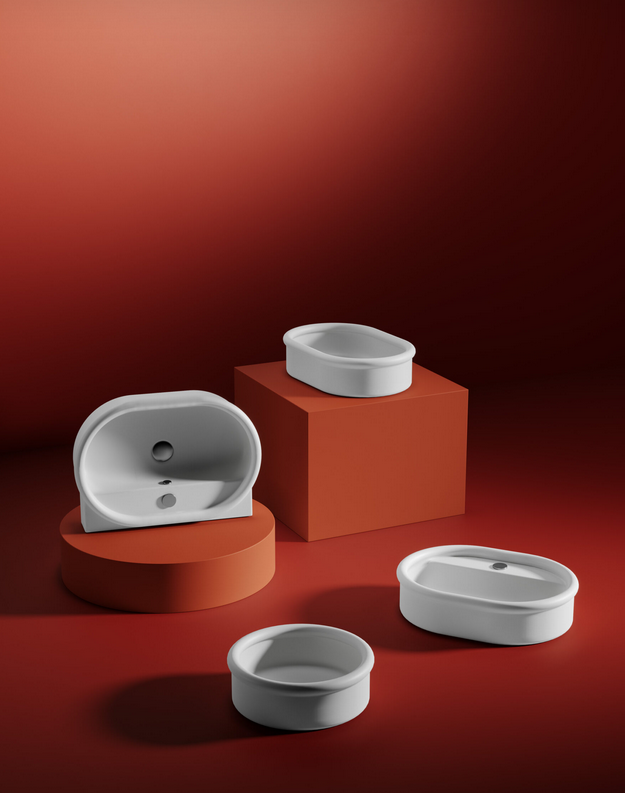 Накладная овальная раковина ARTCERAM Brera BRL002 01 00 600 мм х 450 мм х 155 мм, без перелива, с площадкой с отверстием для смесителя, цвет Белый глянцевый