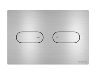 Клавиша смыва ARTCERAM INOX 710    710.000.BS   245х165 мм, 2 режима, нержавеющая сталь, цвет Steel