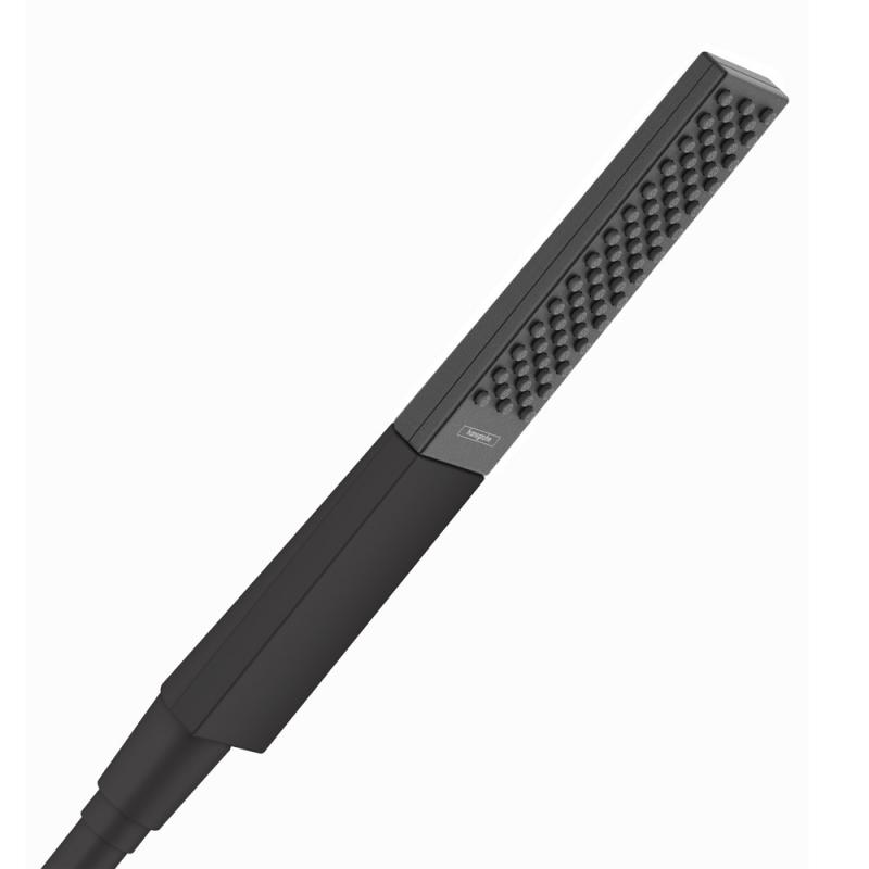 Ручной душ - палочка HANSGROHE Rainfinity 100 1jet 26867670 EcoSmart Чёрный матовый