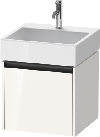Тумба подвесная под раковину DURAVIT KETHO.2 K25074022220000 460 мм х 484 мм х 440 мм, 1 выдвижной ящик, белый глянцевый