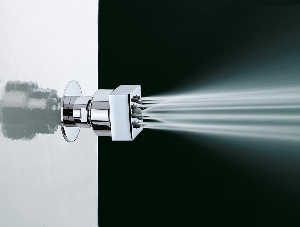 Форсунка боковая для душа Bossini Cubic Gom Box I00136 Хром