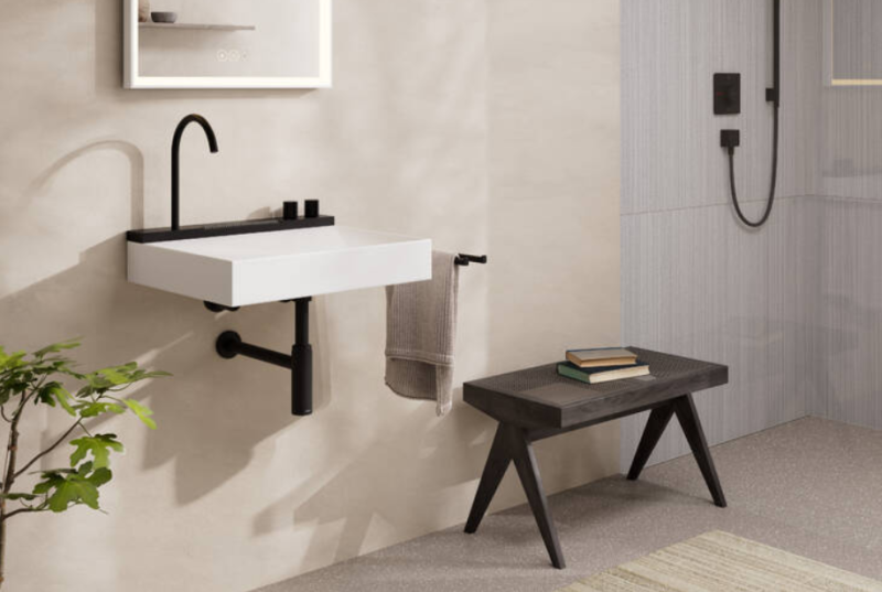 Сифон для раковины HANSGROHE 52105670 цвет Чёрный матовый