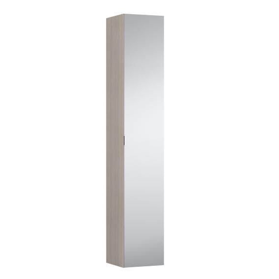 Высокий шкаф-пенал  Laufen  Space   4.1090.1.160.101.1 с зеркальной дверцей, 170х30х30 см,  светлый орех, ручка светлый алюминий