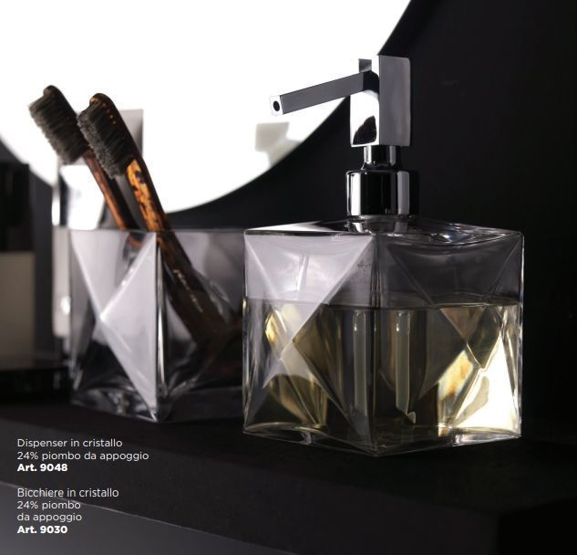 Дозатор для жидкого мыла BERTOCCI GRIMILDE 119 9048 5000 Прозрачный/Золото