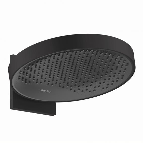 Верхний душ HANSGROHE Rainfinity 360 1 jet 26230670 c настенным держателем, чёрный матовый