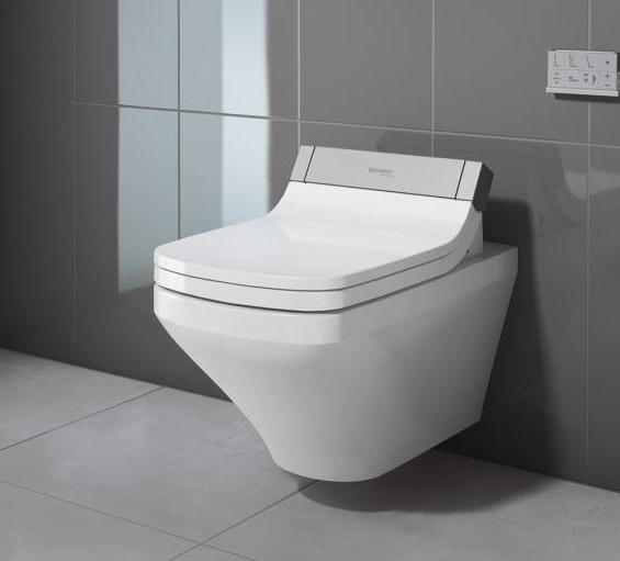 Унитаз подвесной Duravit DuraStyle 25375900001 с вертикальным смывом, для SensoWash, c покрытием WonderGliss, белый