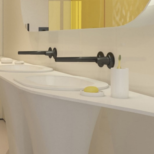 Стакан настольный и композита CISAL Vita VI09047040 цвет Чёрный матовый