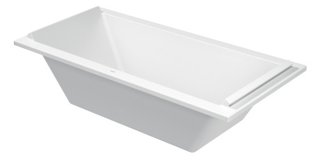 Акриловая ванна Duravit Starck 700340000000000 1900 х 900 c двумя наклонами для спины, встраиваемая версия или версия с панелями, белая