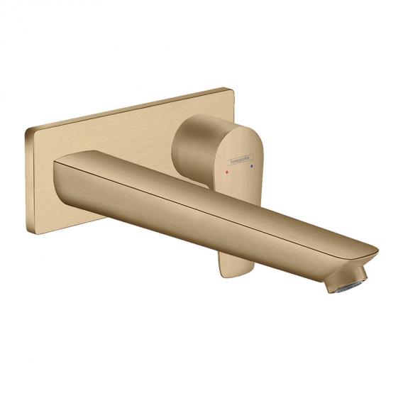 Смеситель для раковины однорычажный Hansgrohe Talis E 71734140 шлифованная бронза